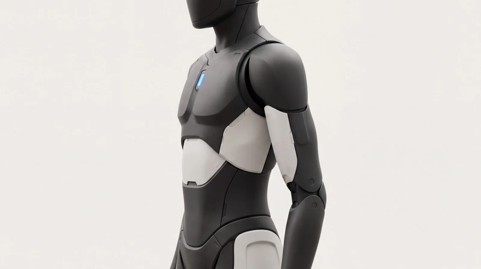 Humanoid robot torso used for robotics data collection